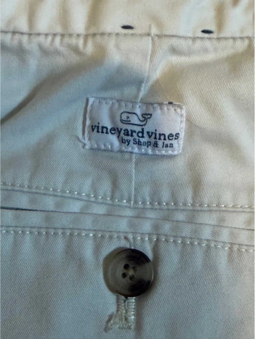 Boys Vineyard Vines White Bermuda Short